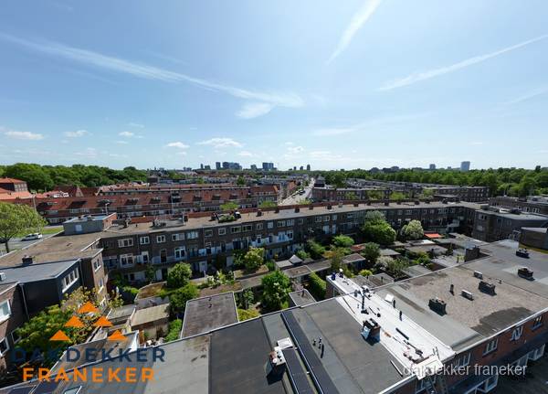 Luchtfoto van daken en dakgoten in Franeker Luchtfoto van daken en dakgoten in Franeker